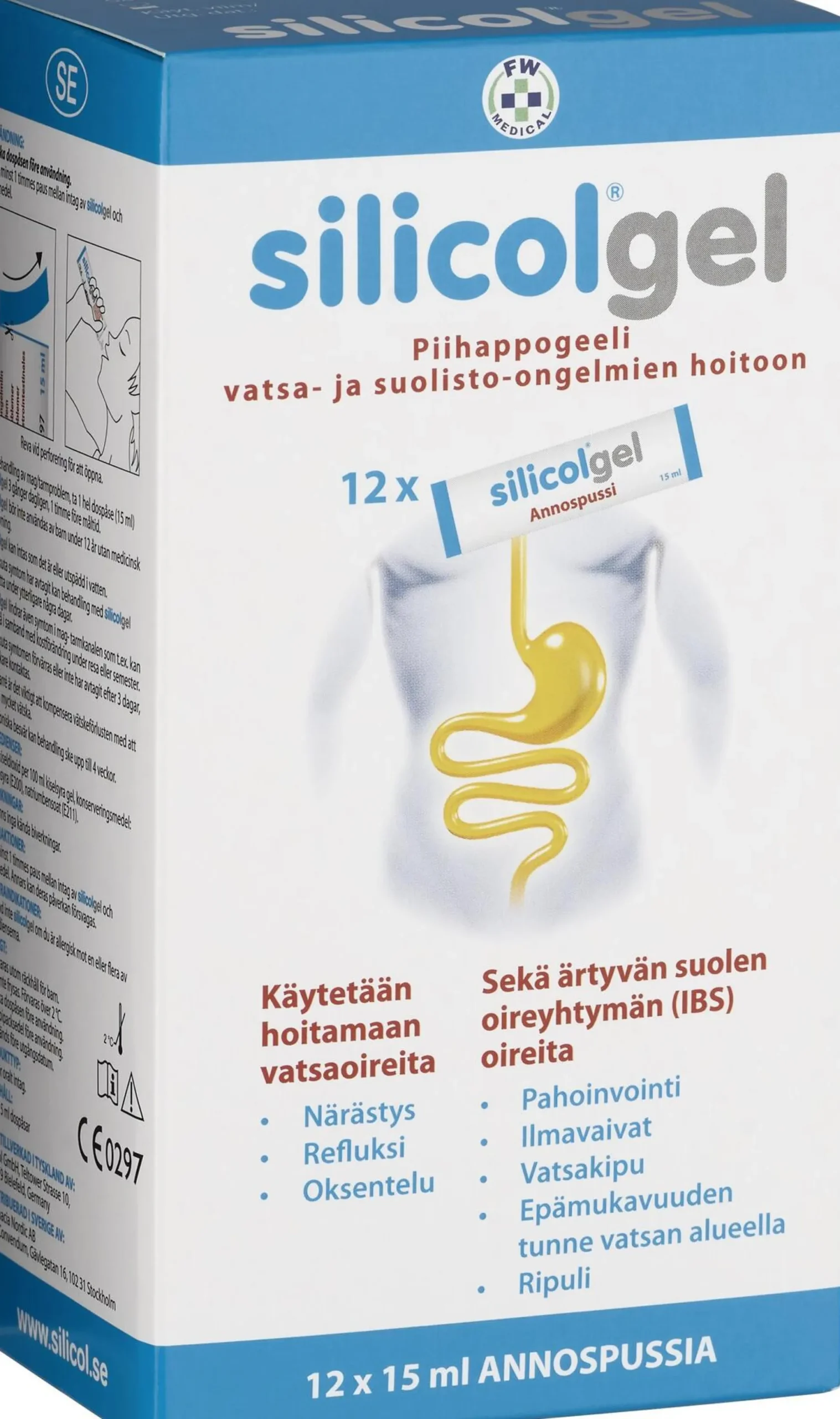 Silicolgel Portionspåsar 12x15 ml