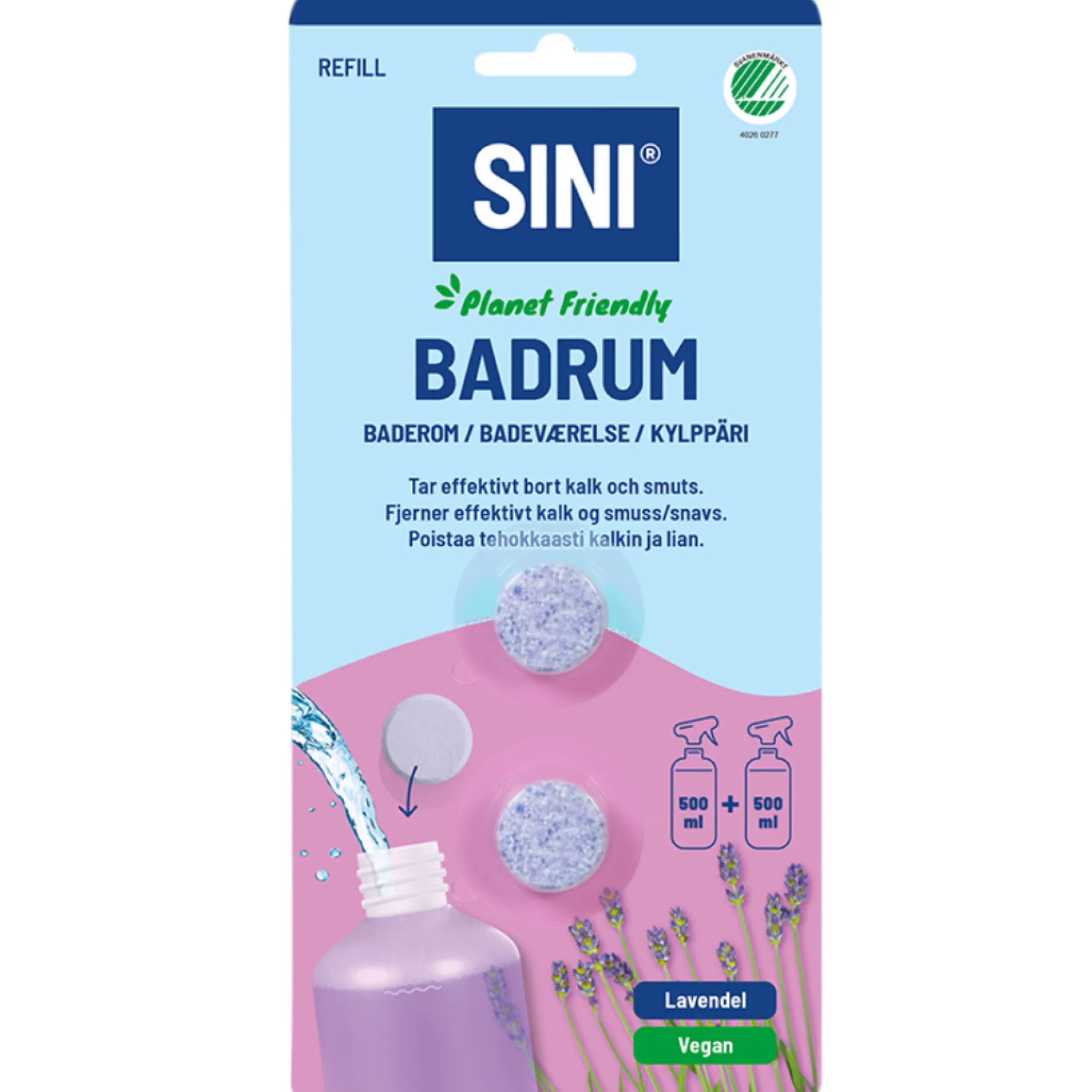 Sini Rengöringstablett Badrum Refill 2 st
