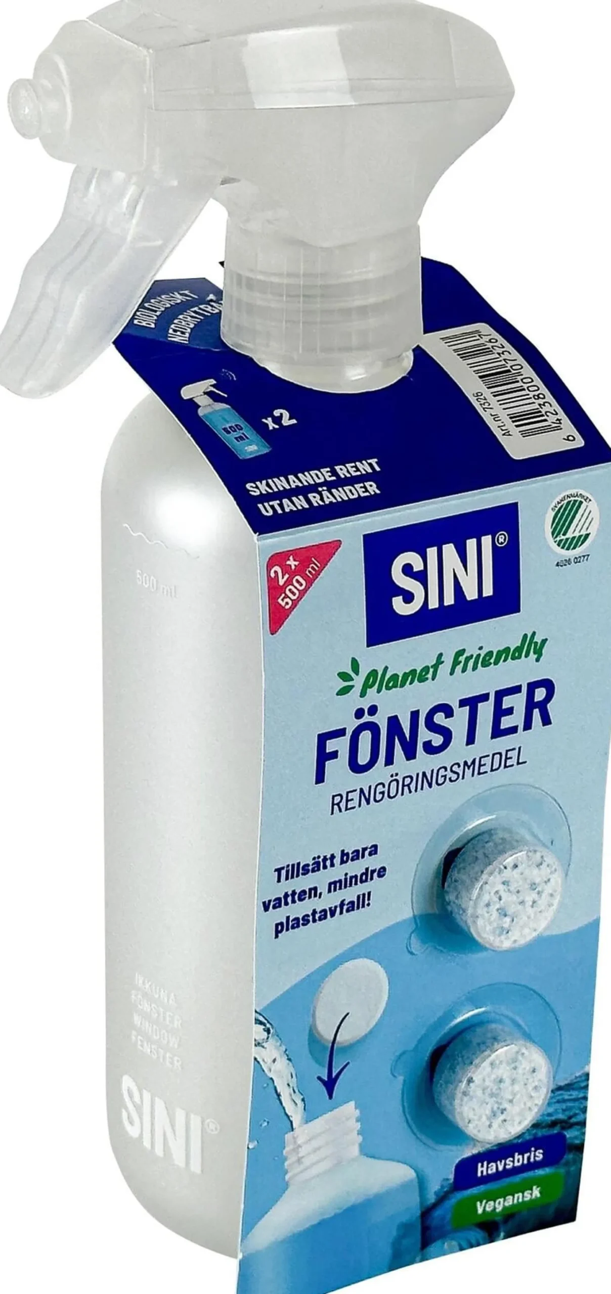 SINI Rengöringstablett Fönster Startpaket