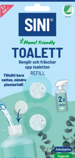 SINI Rengöringstablett WC refill 2-pack