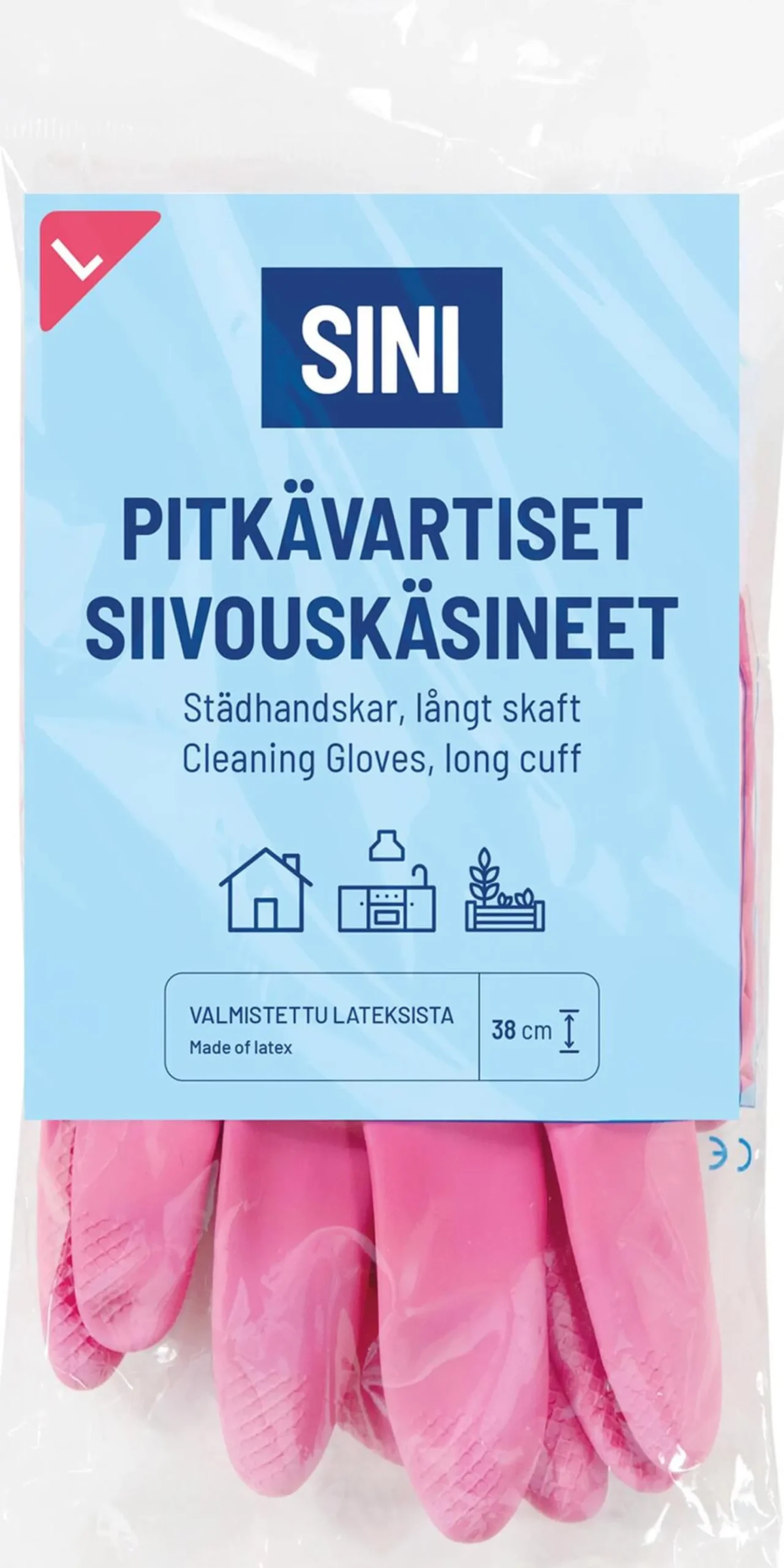 SINI Städhandskar långt skaft L