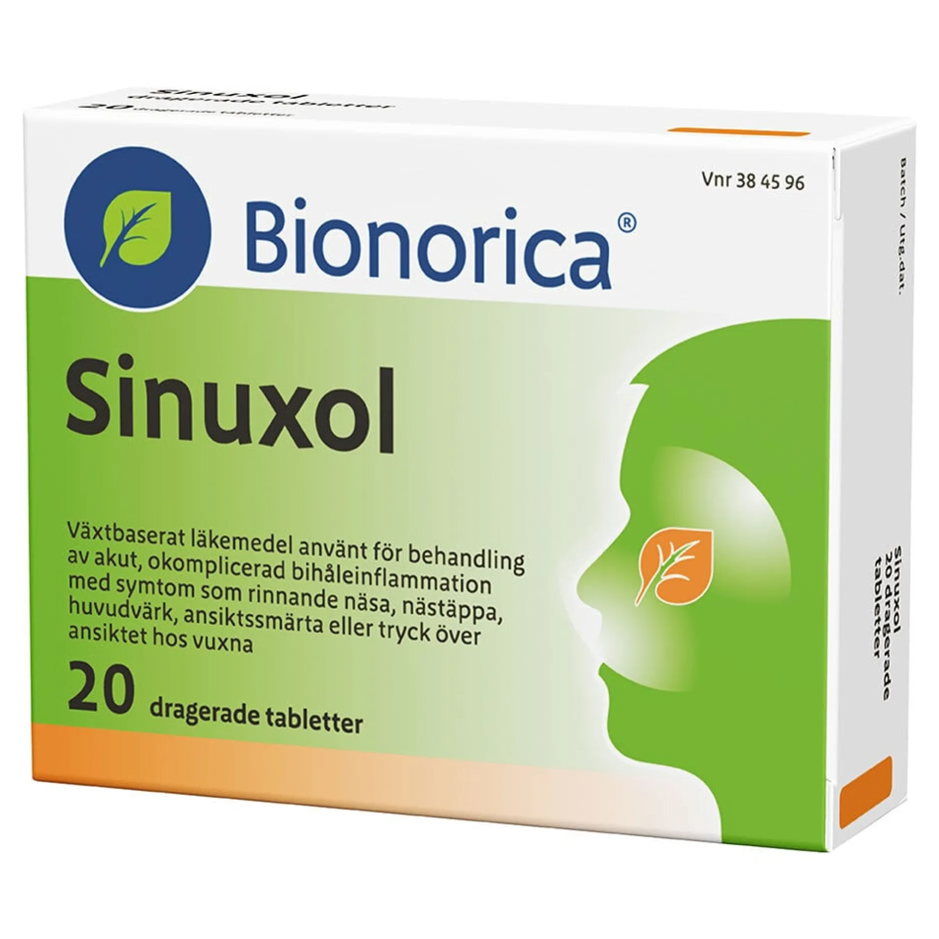 Sinuxol Bionorica Sinuxol 20 tabletter