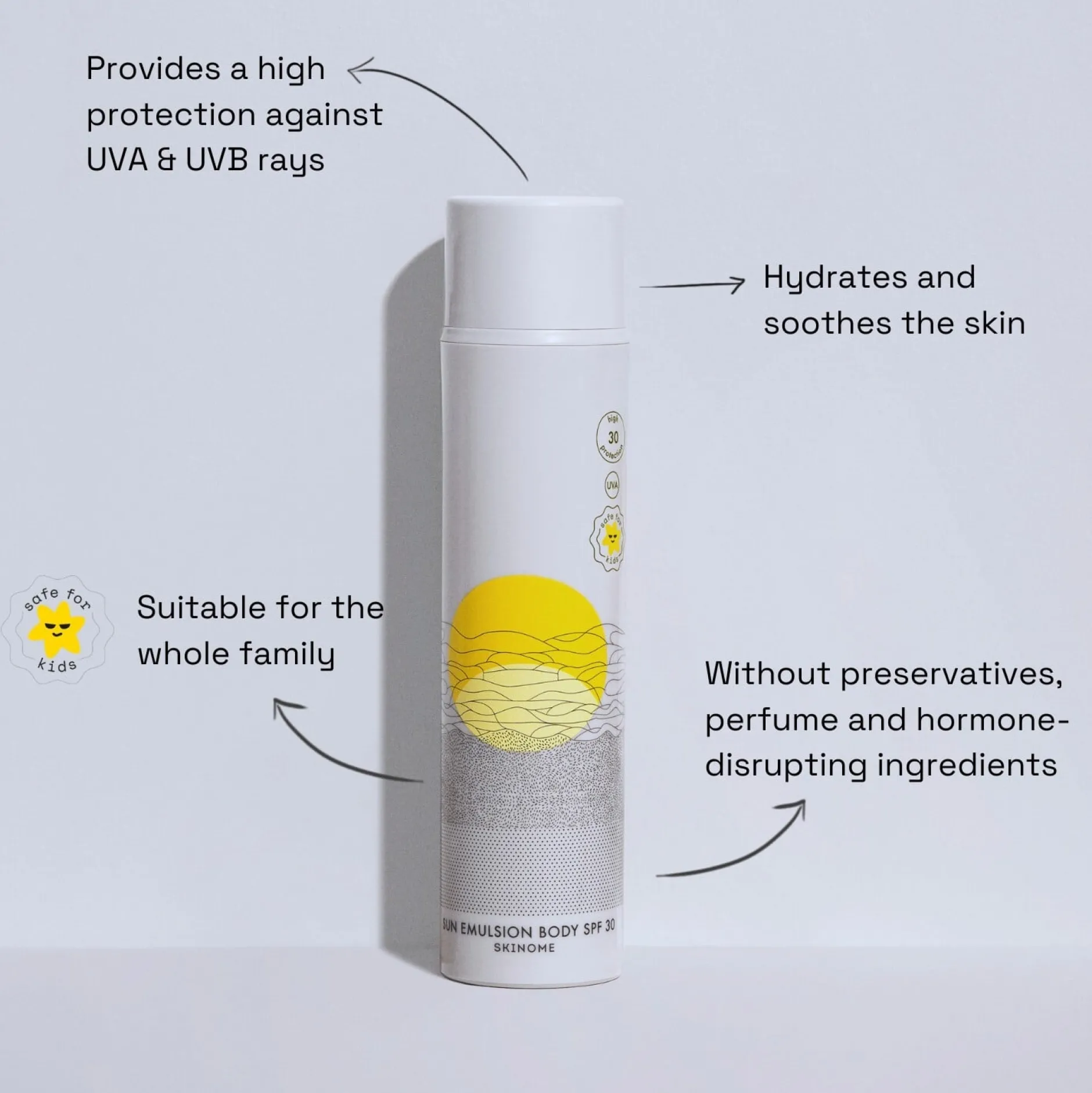 Skinome Sun Emulsion Body SPF30 150ml