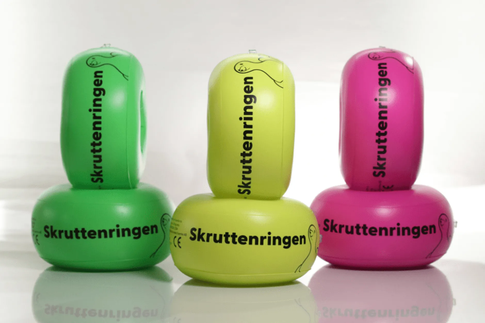 Skruttenringen Armpuffar Gul 1 par