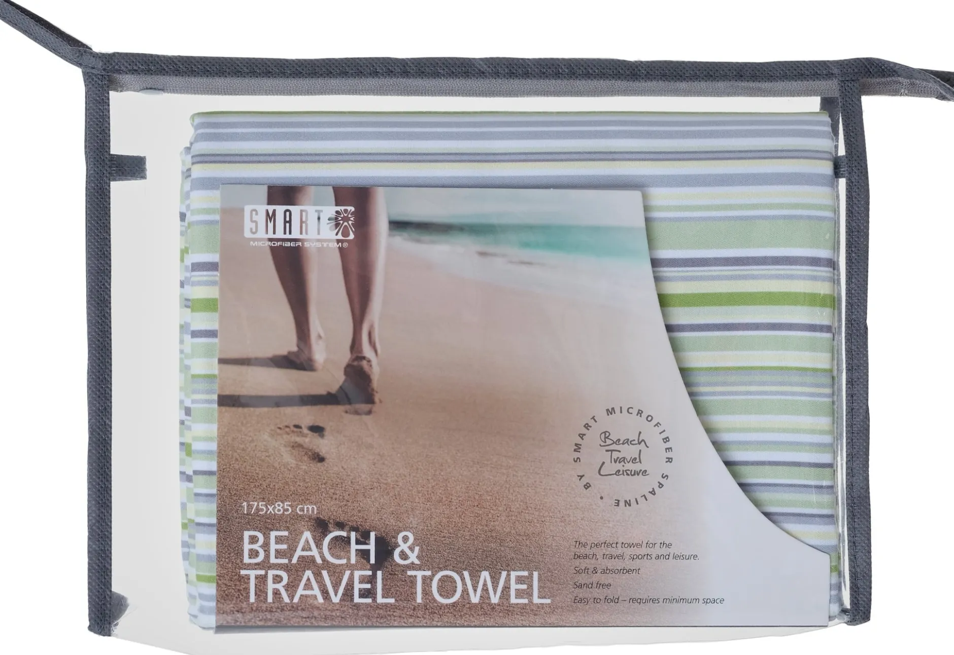 Smart Microfiber Beachtowel Grön