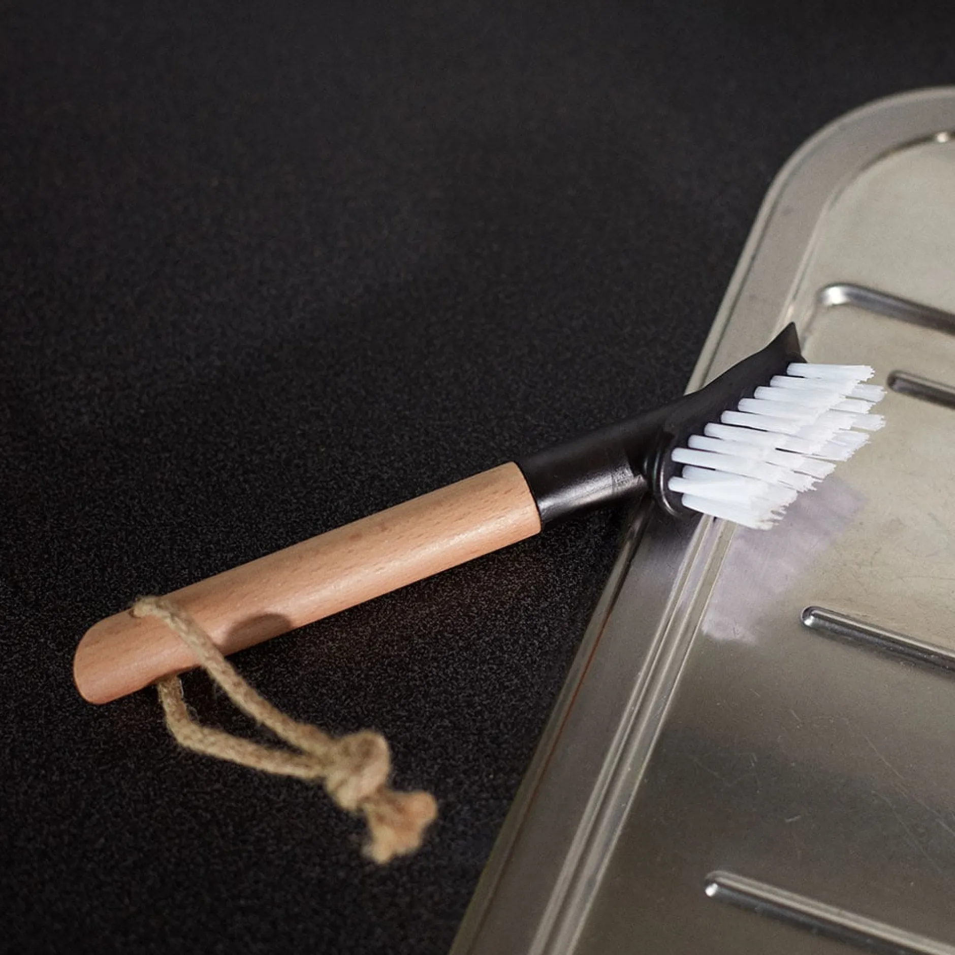 Smart Microfiber Kakel & Fogborste Nylon Svart