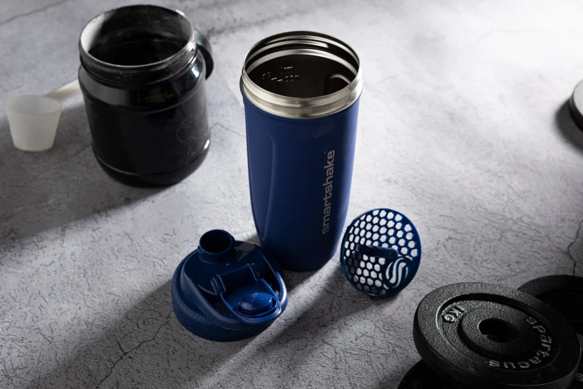 Smartshake Reforce Stainless Steel Navy Blue 900 ml