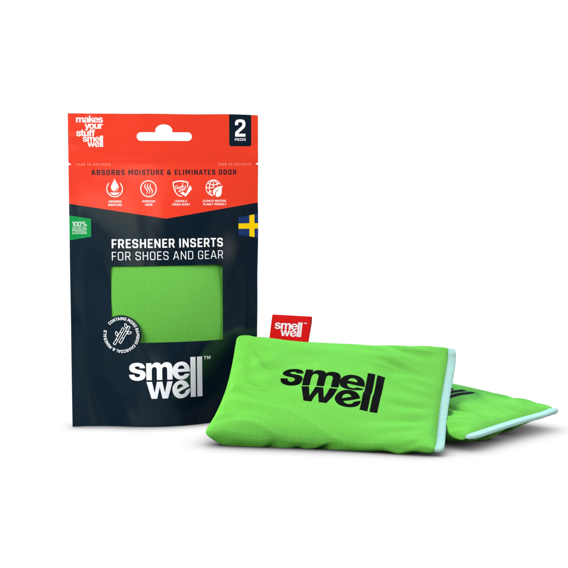 SmellWell Original Green Dospåsar 2 st