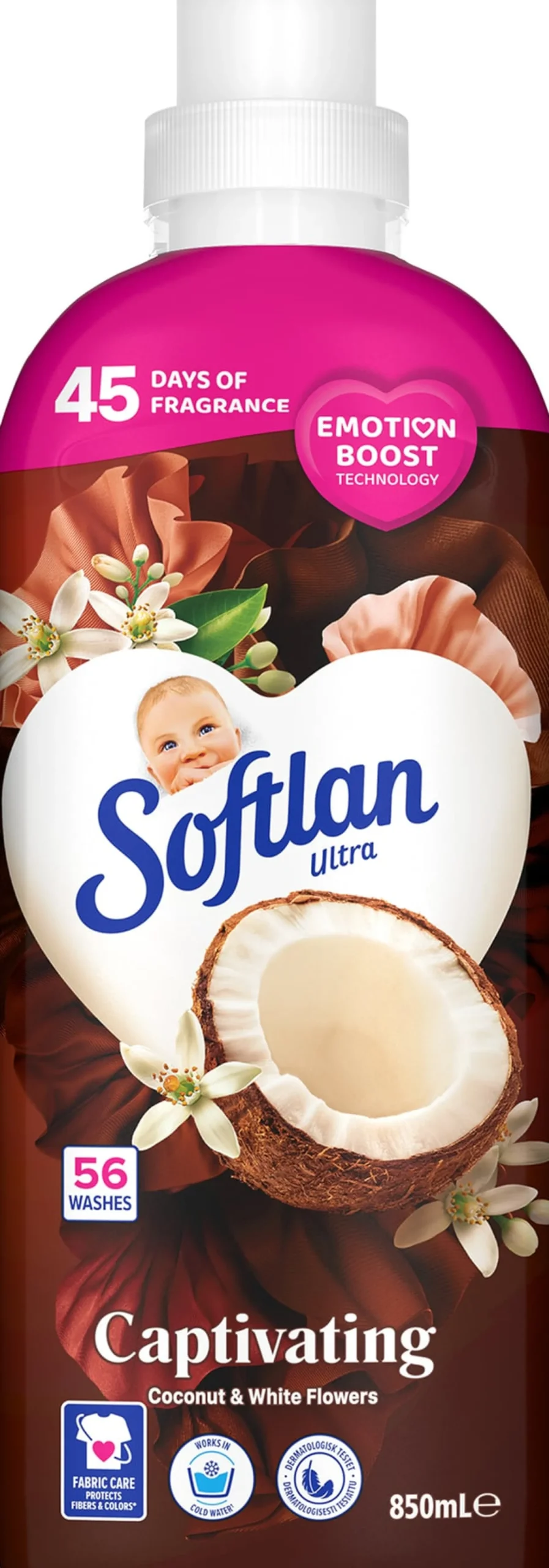 Softlan Sköljmedel Fresh Cotton White Flowers