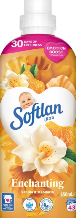 Softlan Sköljmedel Vanilla & Mandarin 650 ml
