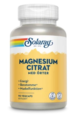 Solaray BioCitate Magnesium 90 kapslar