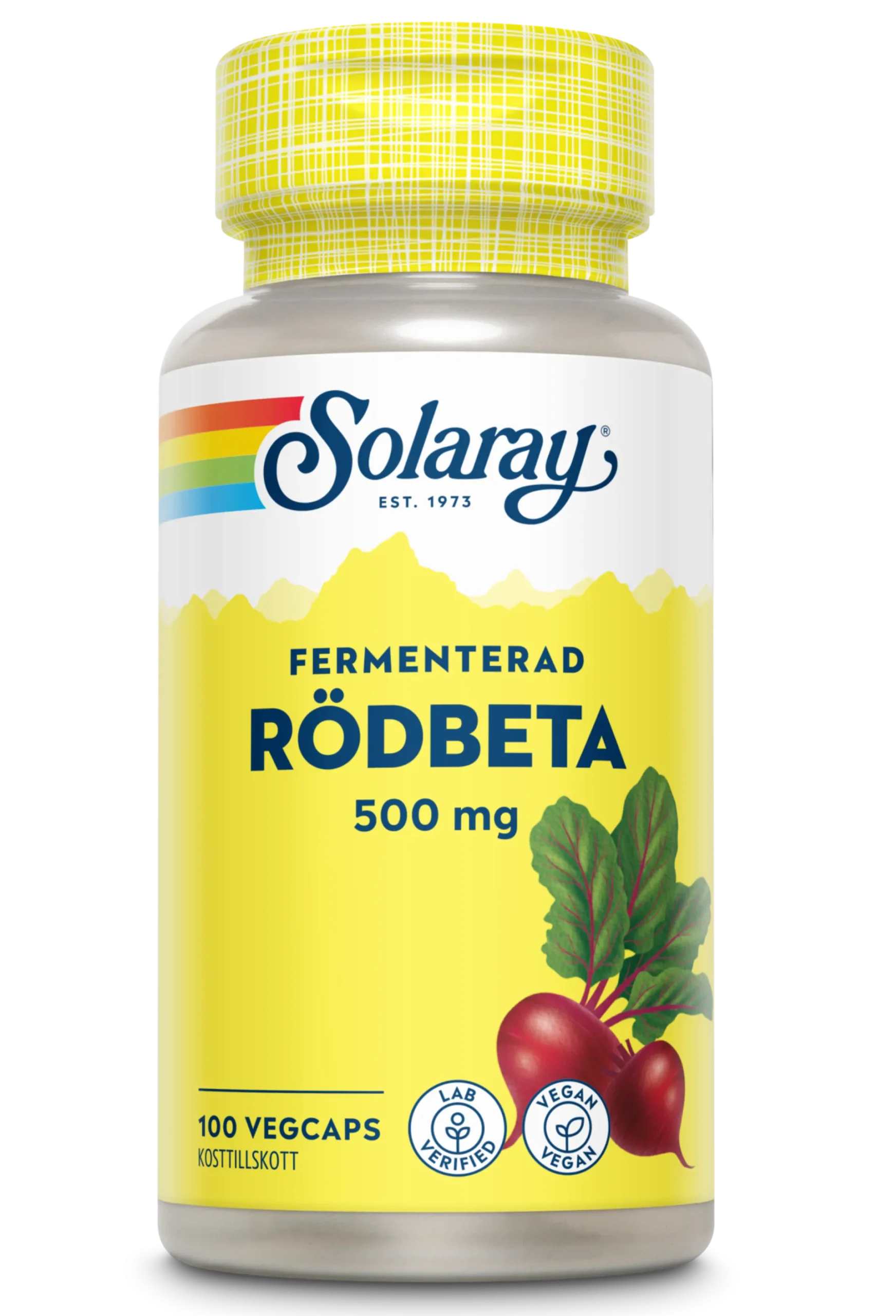 Solaray Fermenterad Rödbeta 100 kapslar