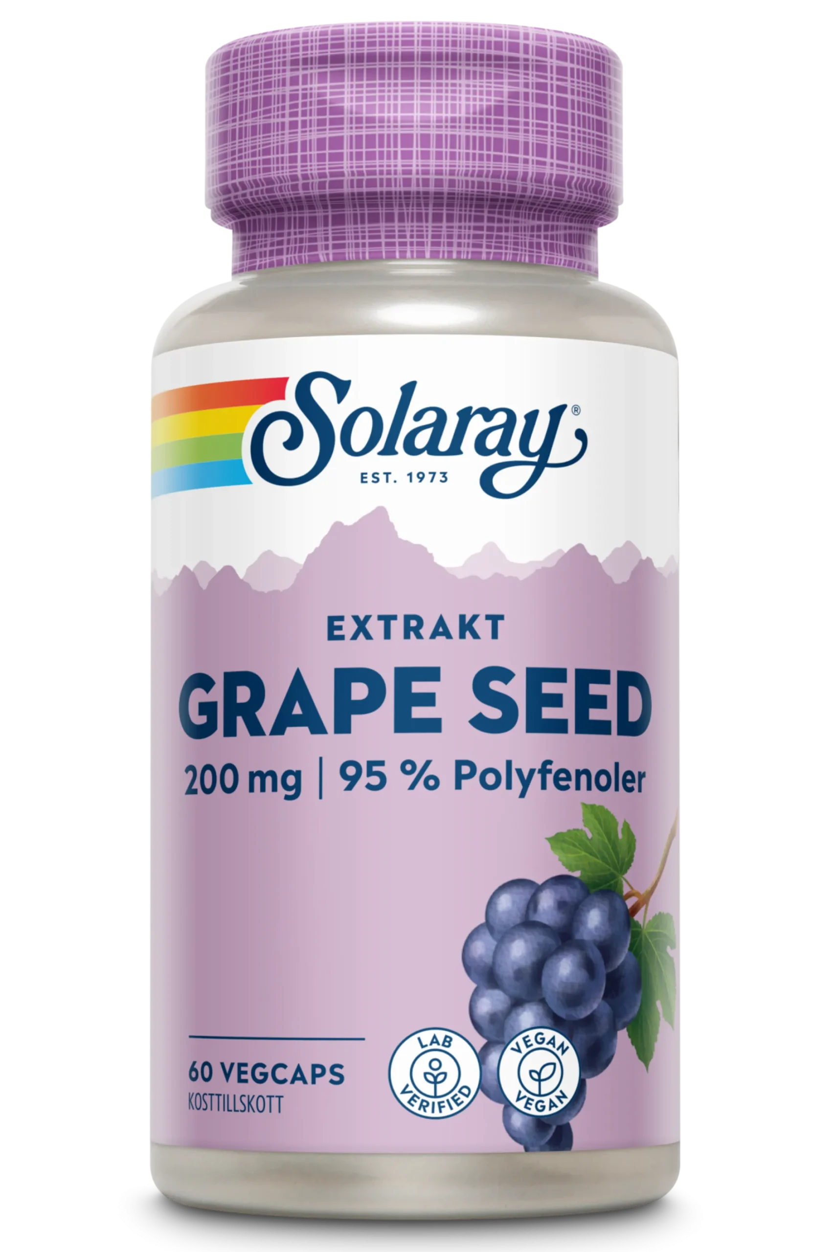 Solaray Grape Seed 60 kapslar