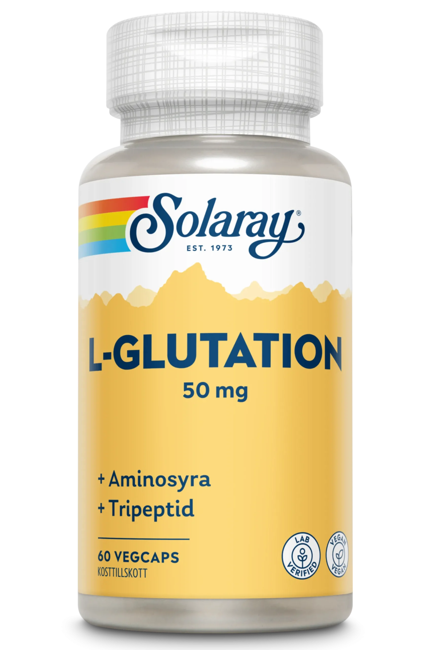 Solaray L-glutation 60 kapslar
