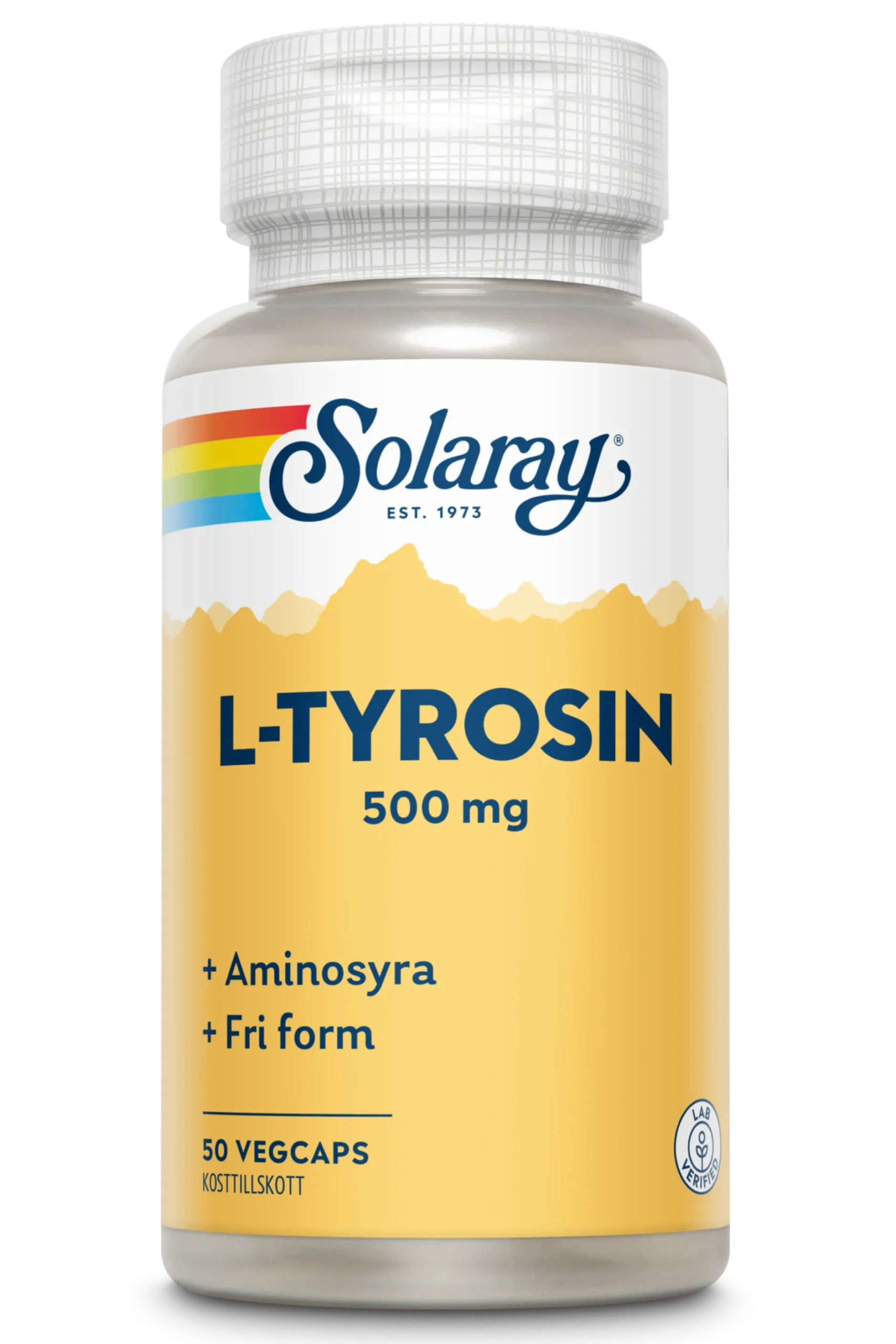 Solaray L-tyrosin 50 kapslar