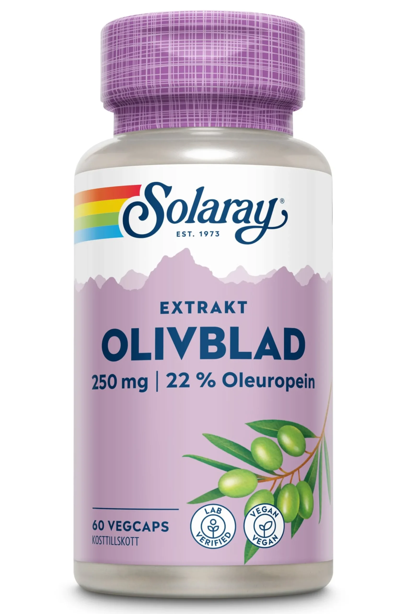 Solaray Olivblad 60 kapslar