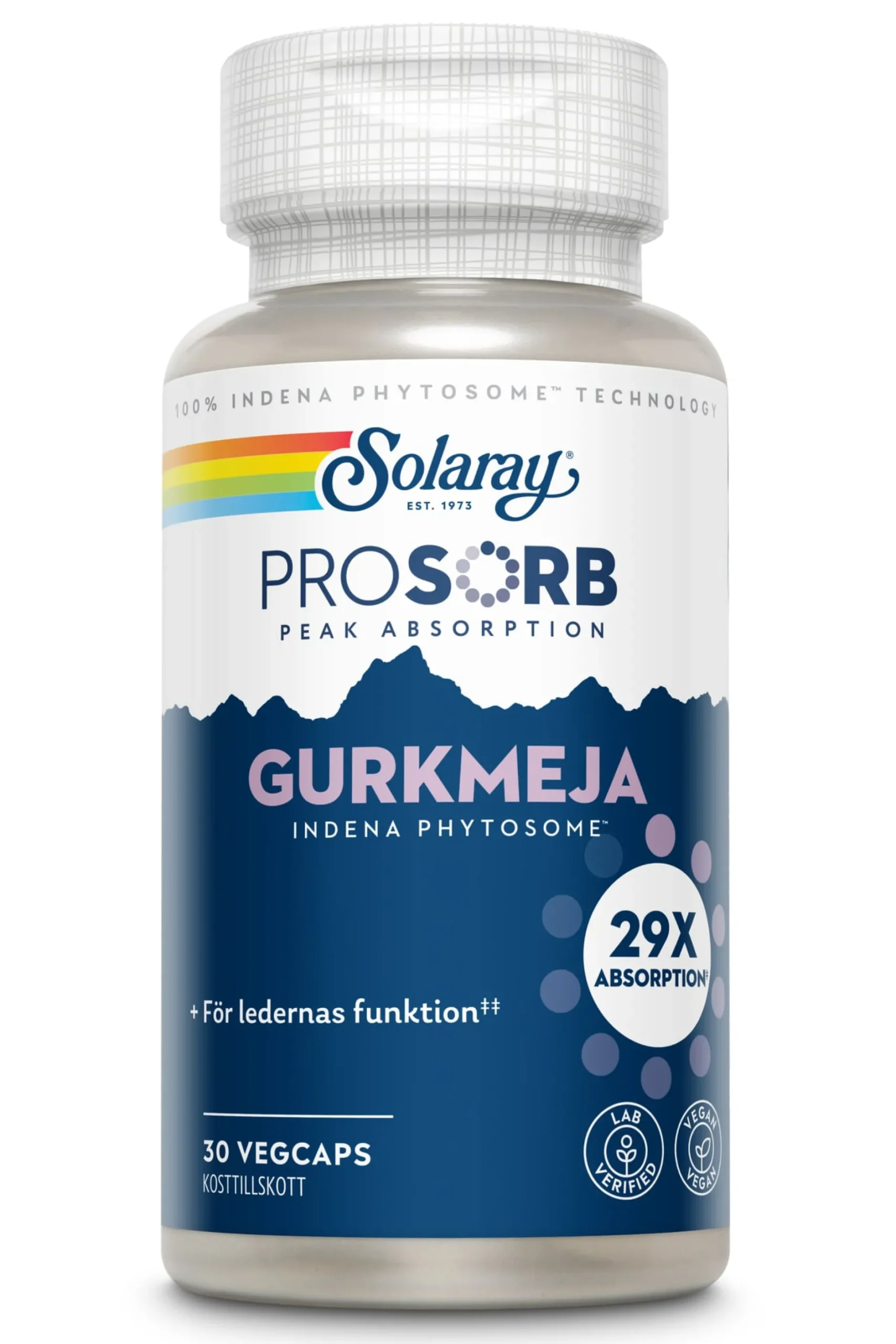 Solaray Prosorb Gurkmeja 30 kapslar