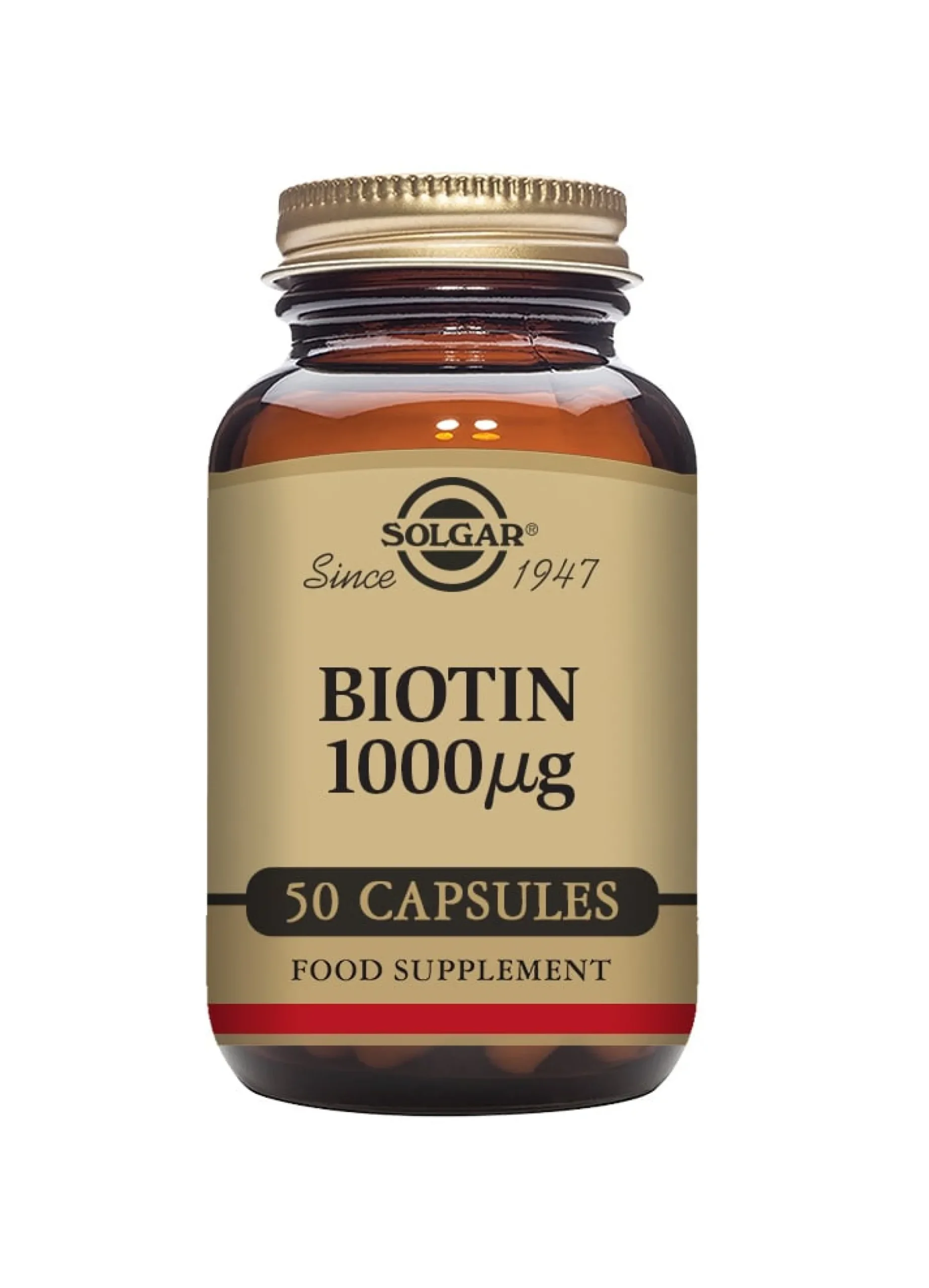 Solgar Biotin 1000µg 50 kapslar
