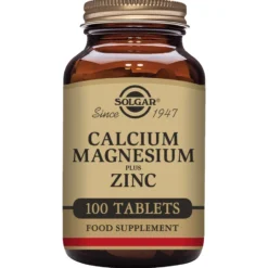 Solgar Calcium Magnesium Plus Zinc 100 tabletter