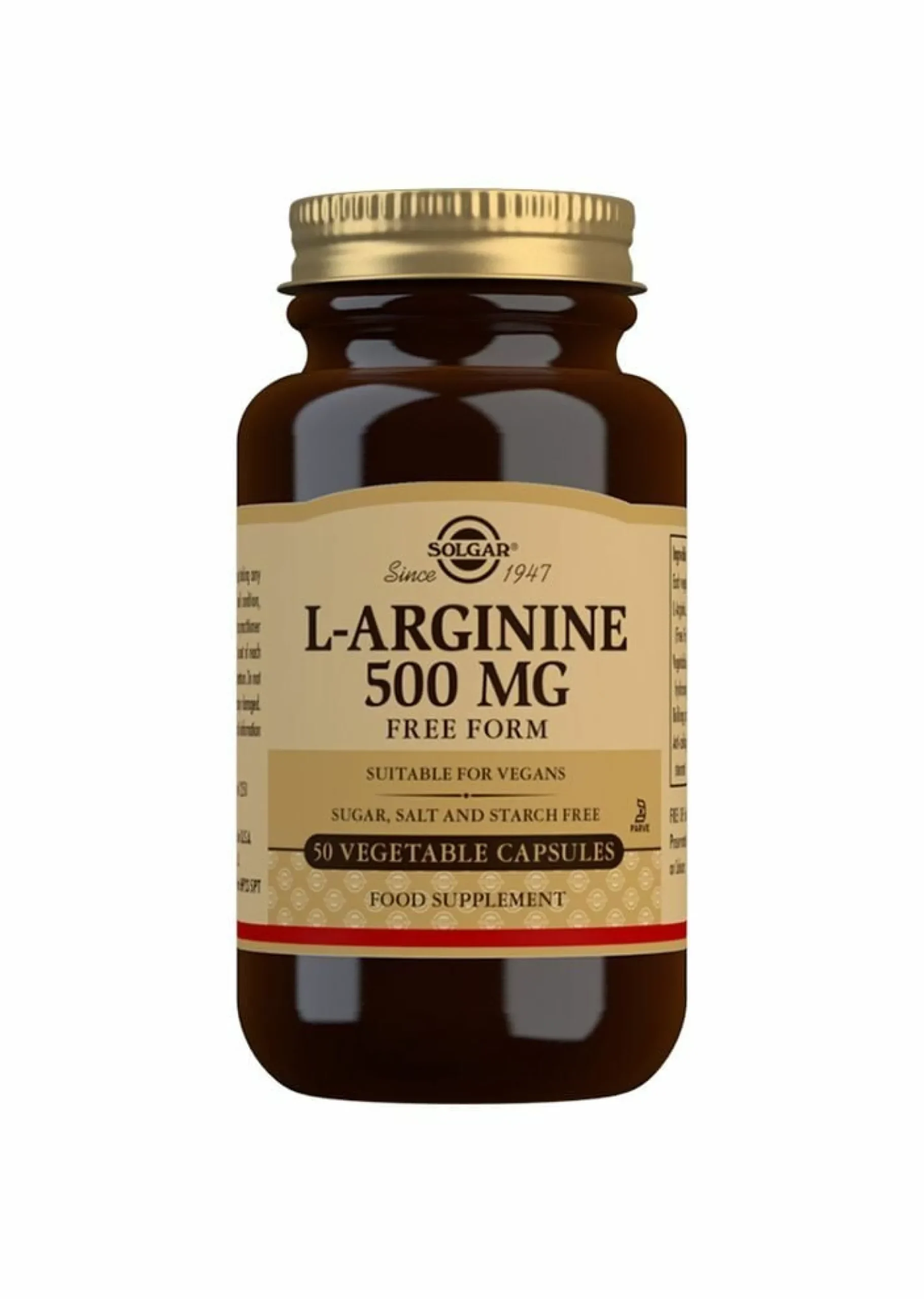 Solgar L-Arginine 500 mg 50 kapslar