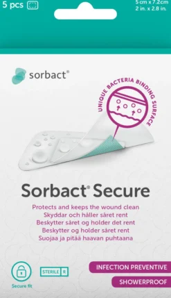 Sorbact Secure 5 x 7,2cm 5st