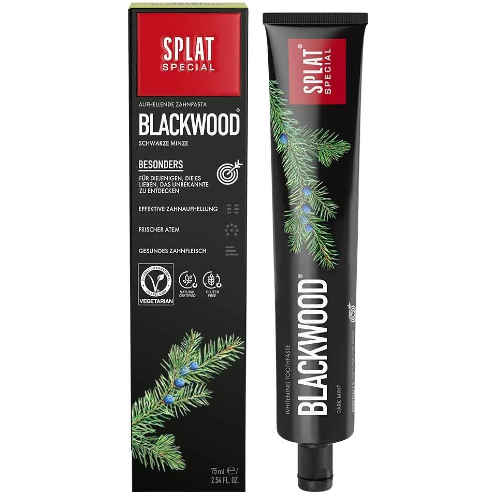 Splat Blackwood Tandkräm 75 ml
