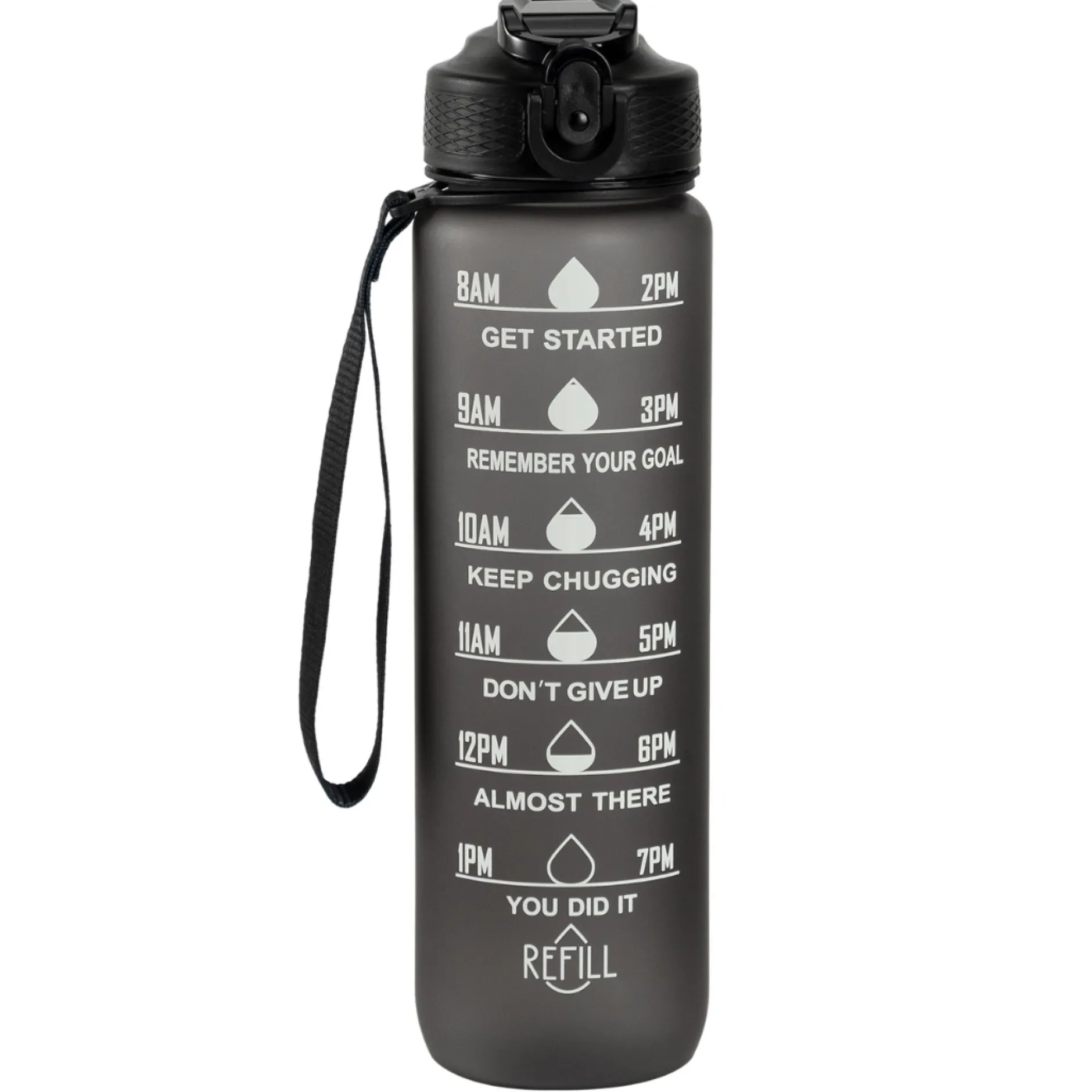 Sthlm Hydra Bottle Black 1 liter
