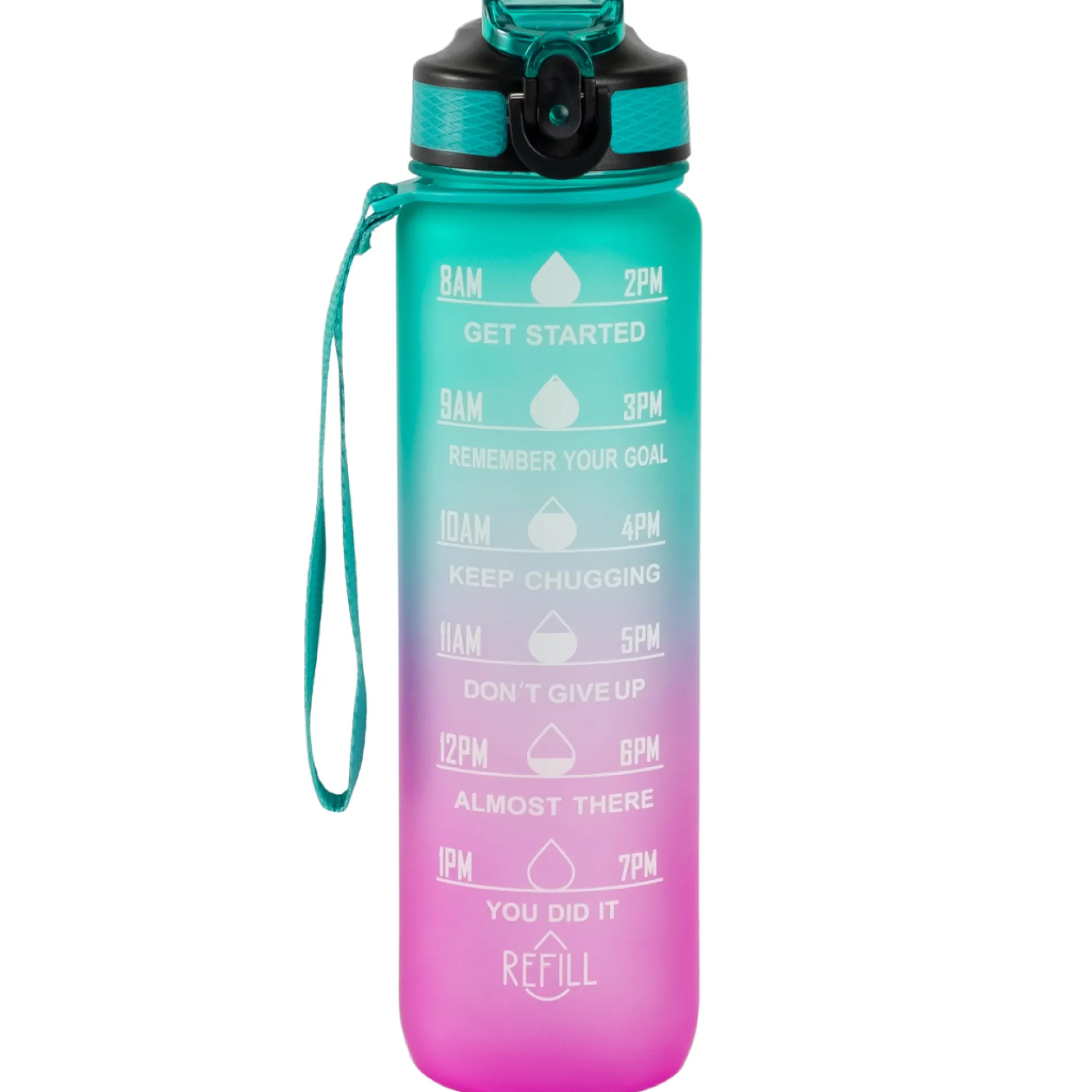 Sthlm Hydra Bottle Turkos & Pink 1 liter