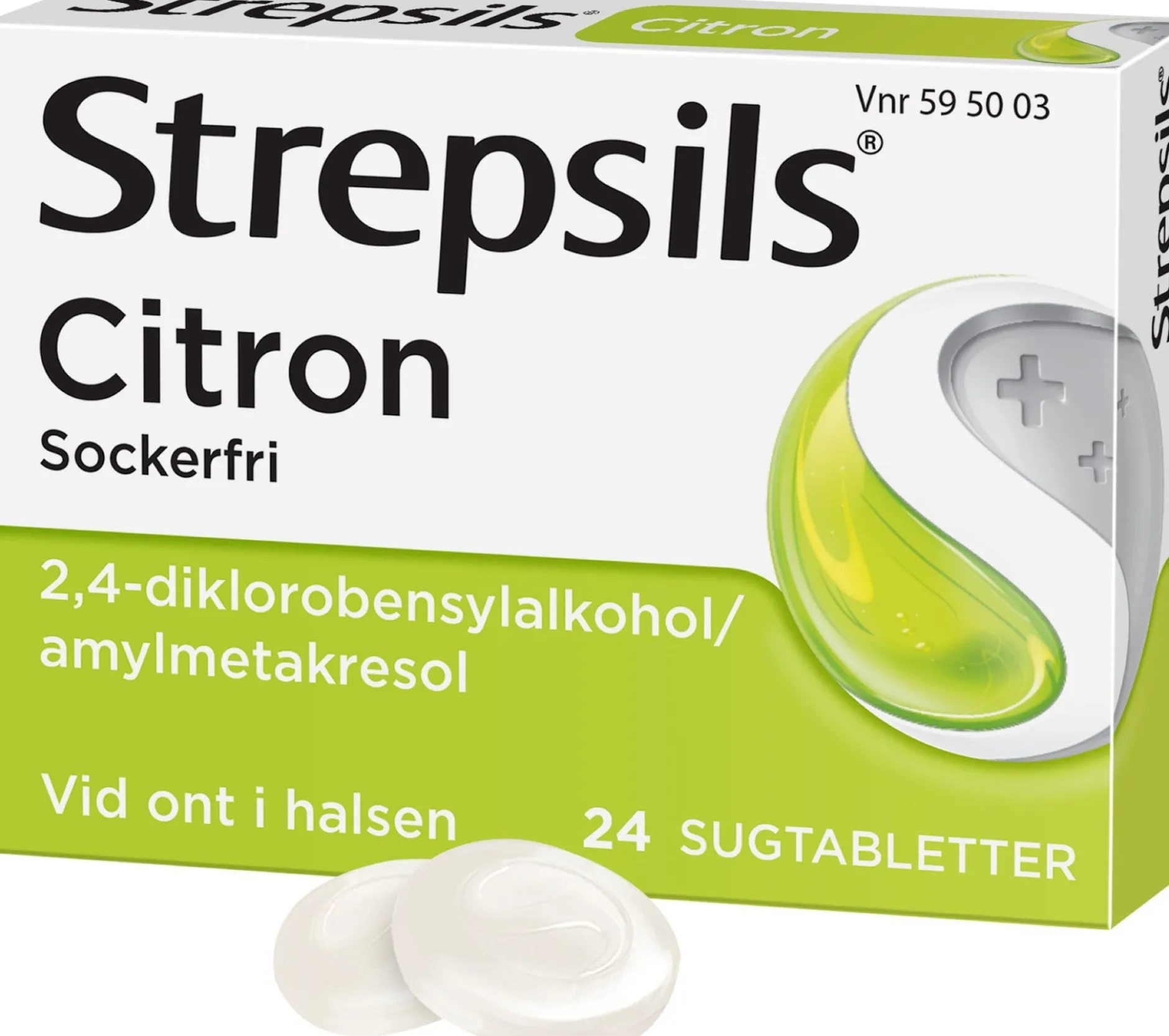 Strepsils Citron 24 sugtabletter