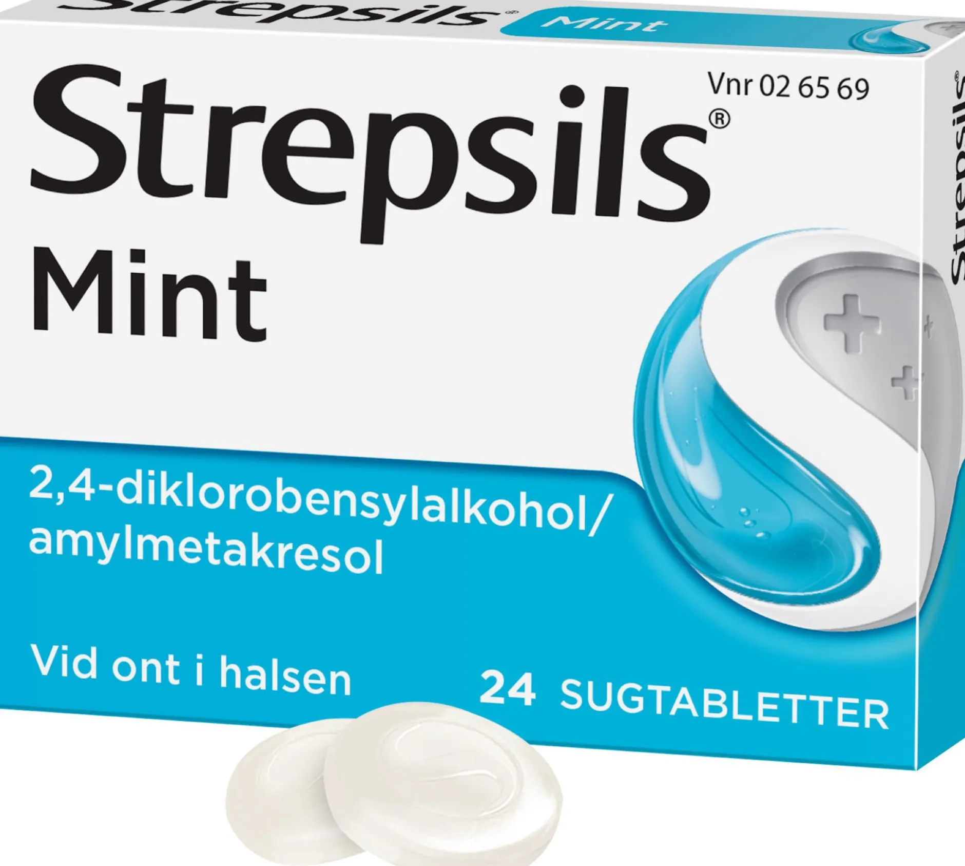 Strepsils Mint 24 sugtabletter