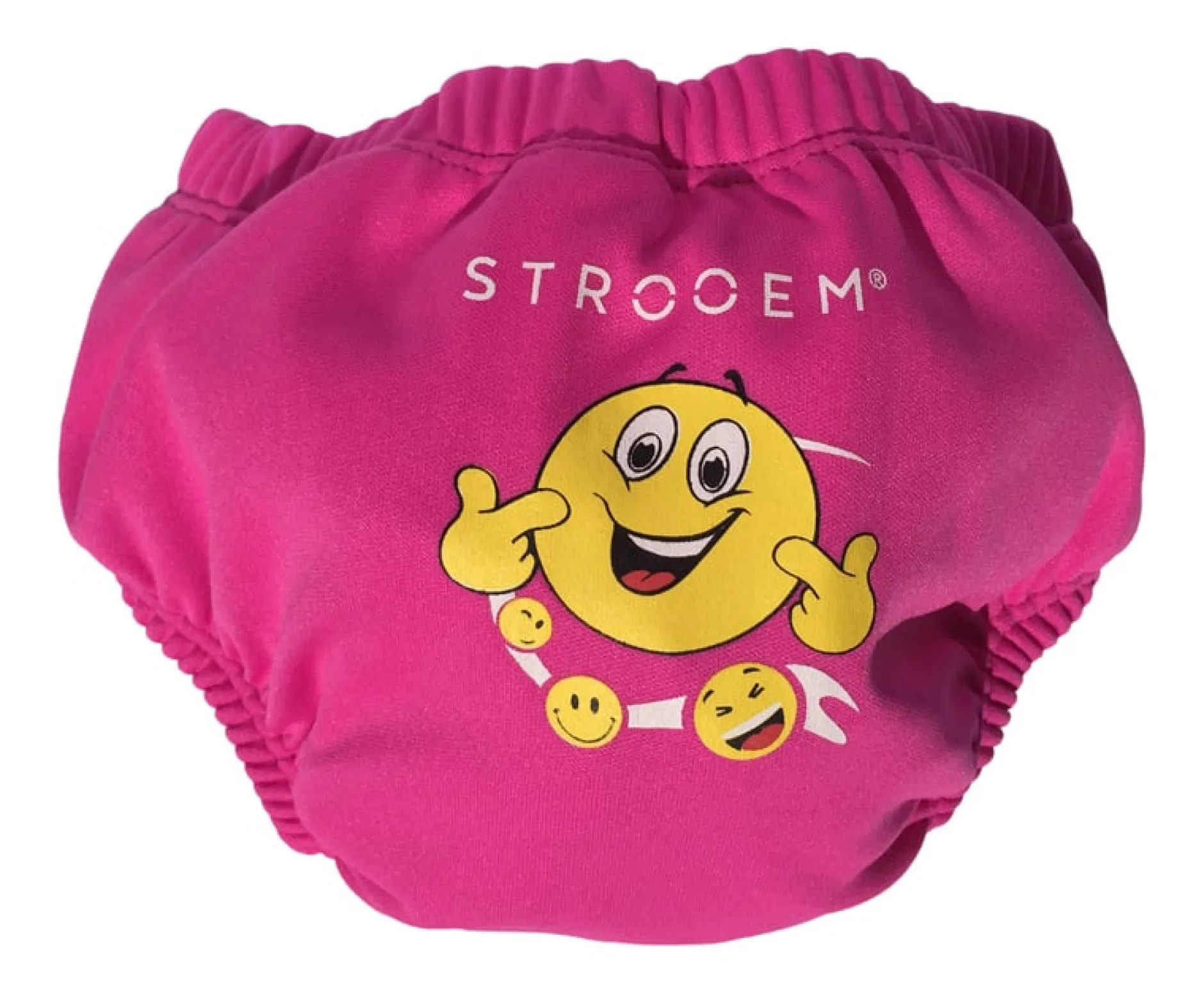 Strooem Nappy Smiley Racer Pink Onesize 3-24 månader