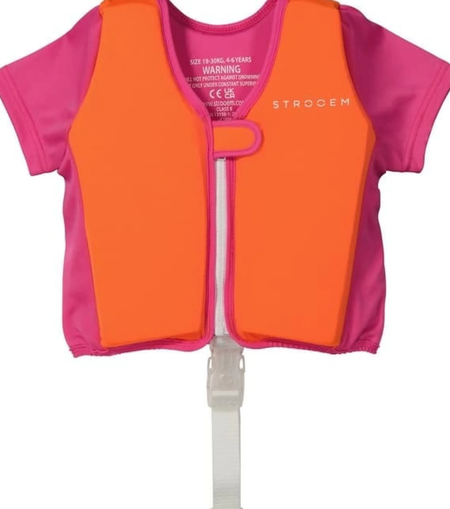 Strooem Original Simväst Orange/Pink 2-4 år 15-19 kg