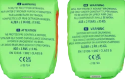 Strooem Softies Foam Swim Armbands Lime/Orange 0-2 år upp till 15 kg