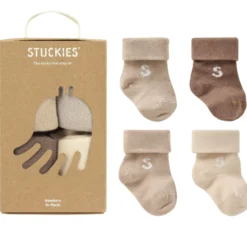 Stuckies Strumpor för nyfödd Doe 4-pack