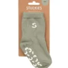 Stuckies Strumpor i bomull Sage 10/15 Utan Anti-Slip 1-pack