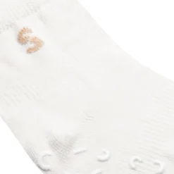 Stuckies Strumpor i bomull White 16/18 Anti-Slip 1-pack