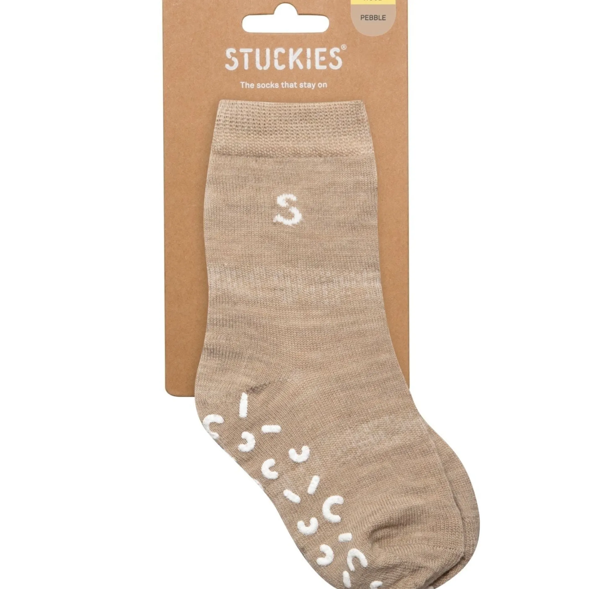 Stuckies Ullstrumpor Pebble 19/21 Anti-Slip 1-pack