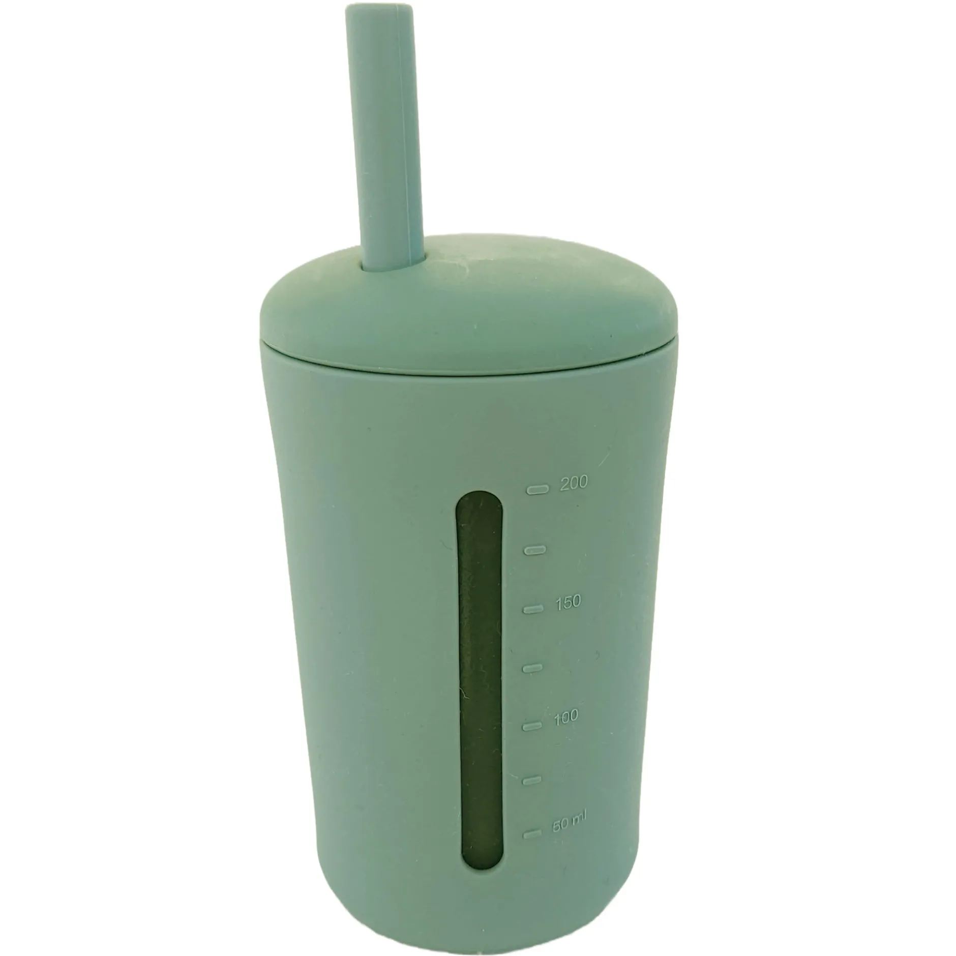 Summerville Mugg med Sugrör Silikon Cameo Green 200 ml