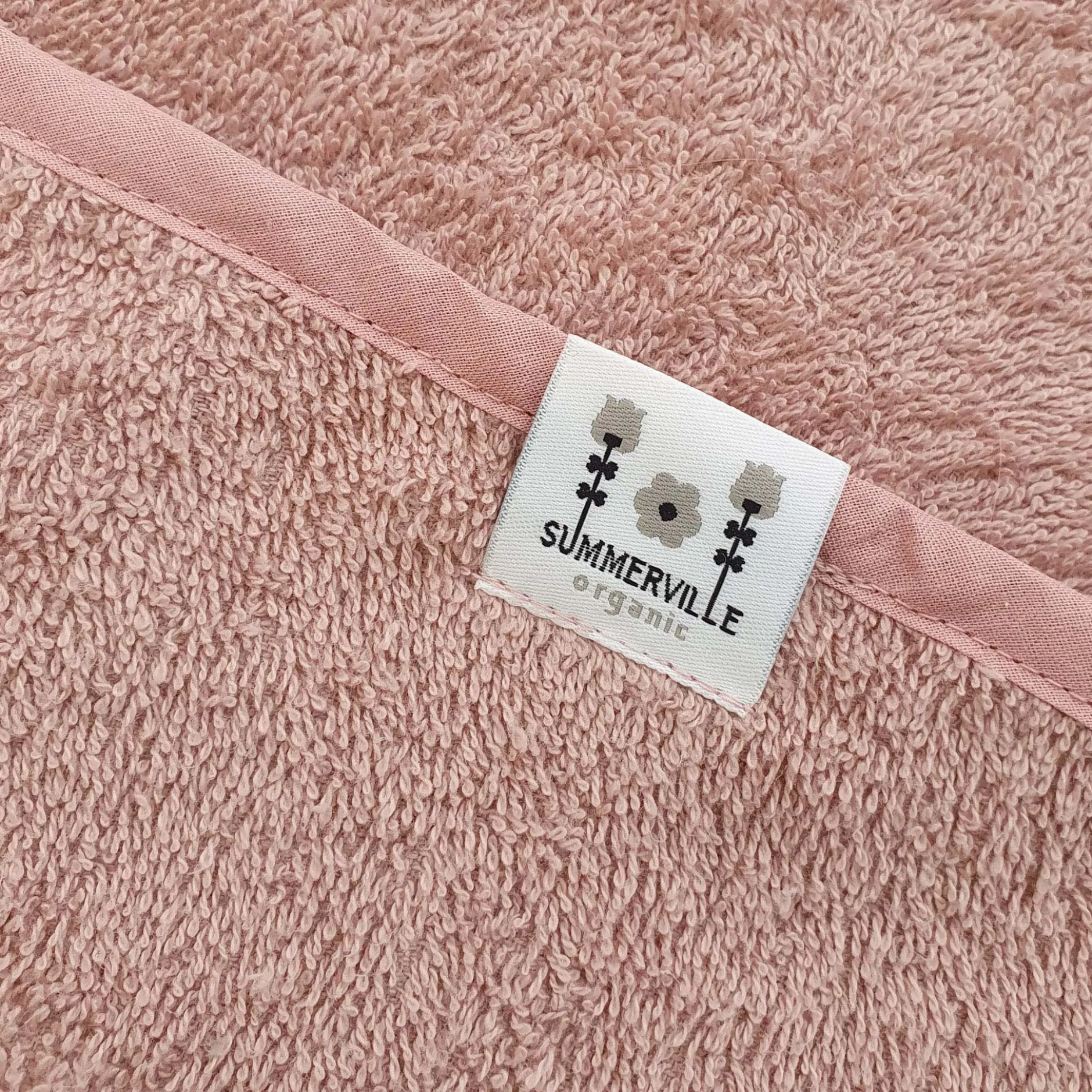 SUMMERVILLE organic Badcape Rabbit Pale Mauve 1 st