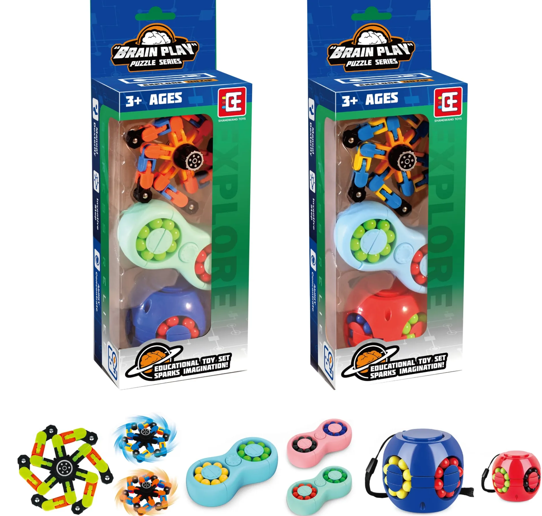 Suntoy Fidget Set Brain Play 1 st