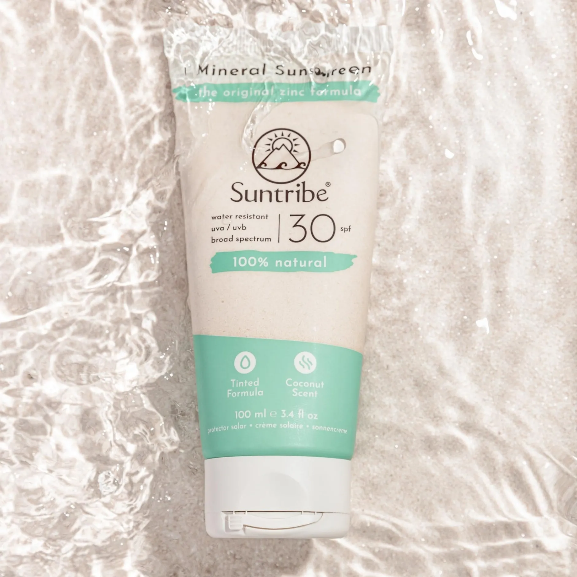 Suntribe All Natural Mineral Body & Face Sunscreen SPF30 100ml