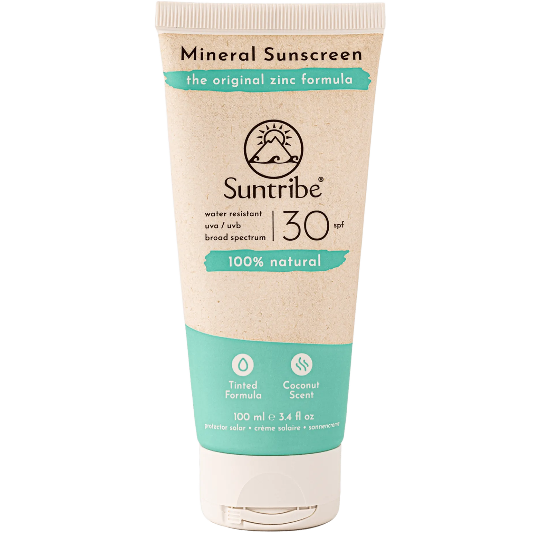 Suntribe All Natural Mineral Body & Face Sunscreen SPF30 100ml