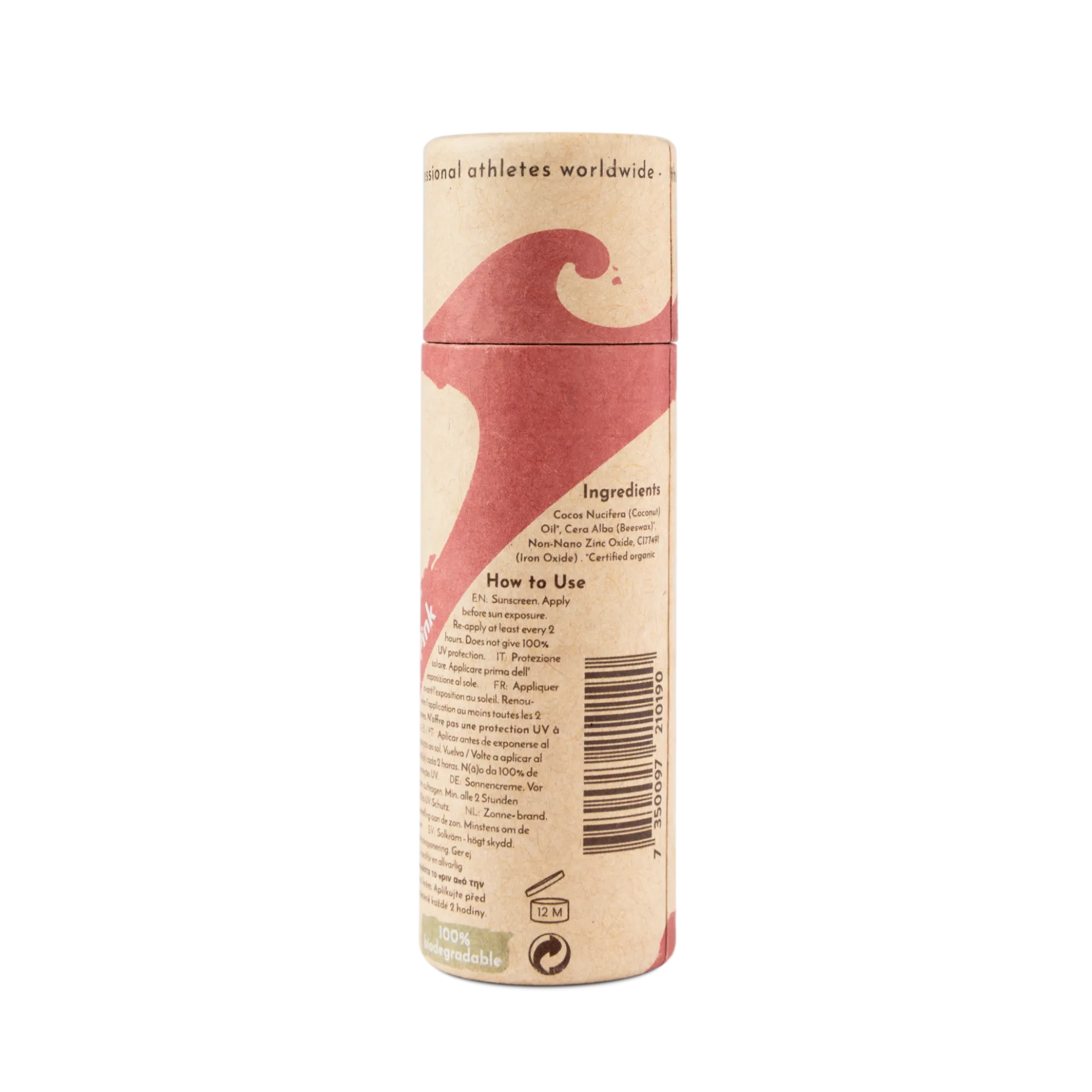 Suntribe All Natural Sport Zinc Stick SPF50 Retro Red 30g