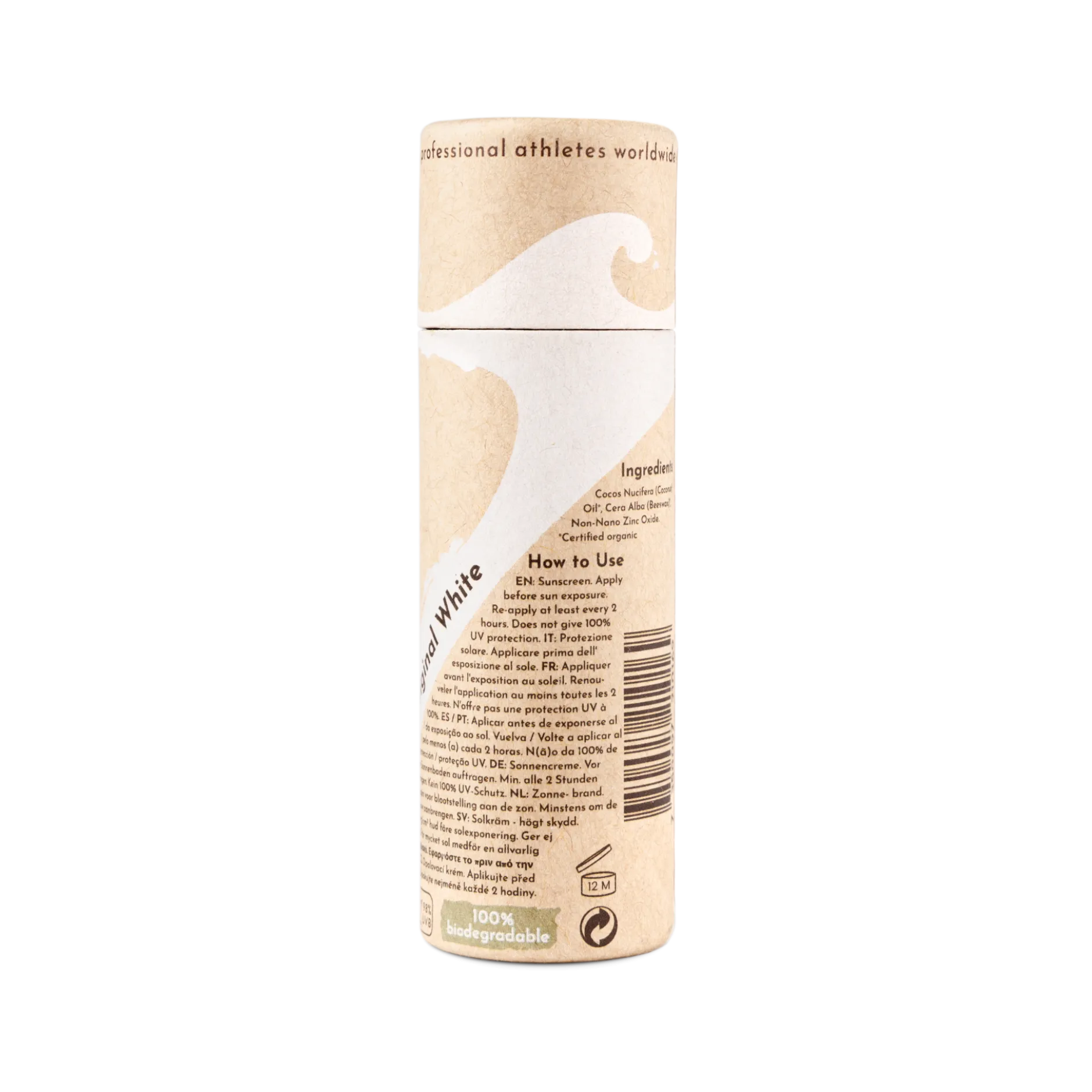 Suntribe All Natural Sport Zinc Stick SPF50 Original White 30g