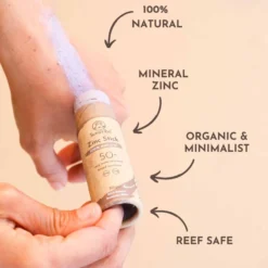 Suntribe Natural Mineral Zinc Sun Stick SPF 50 (30 g), Tinted
