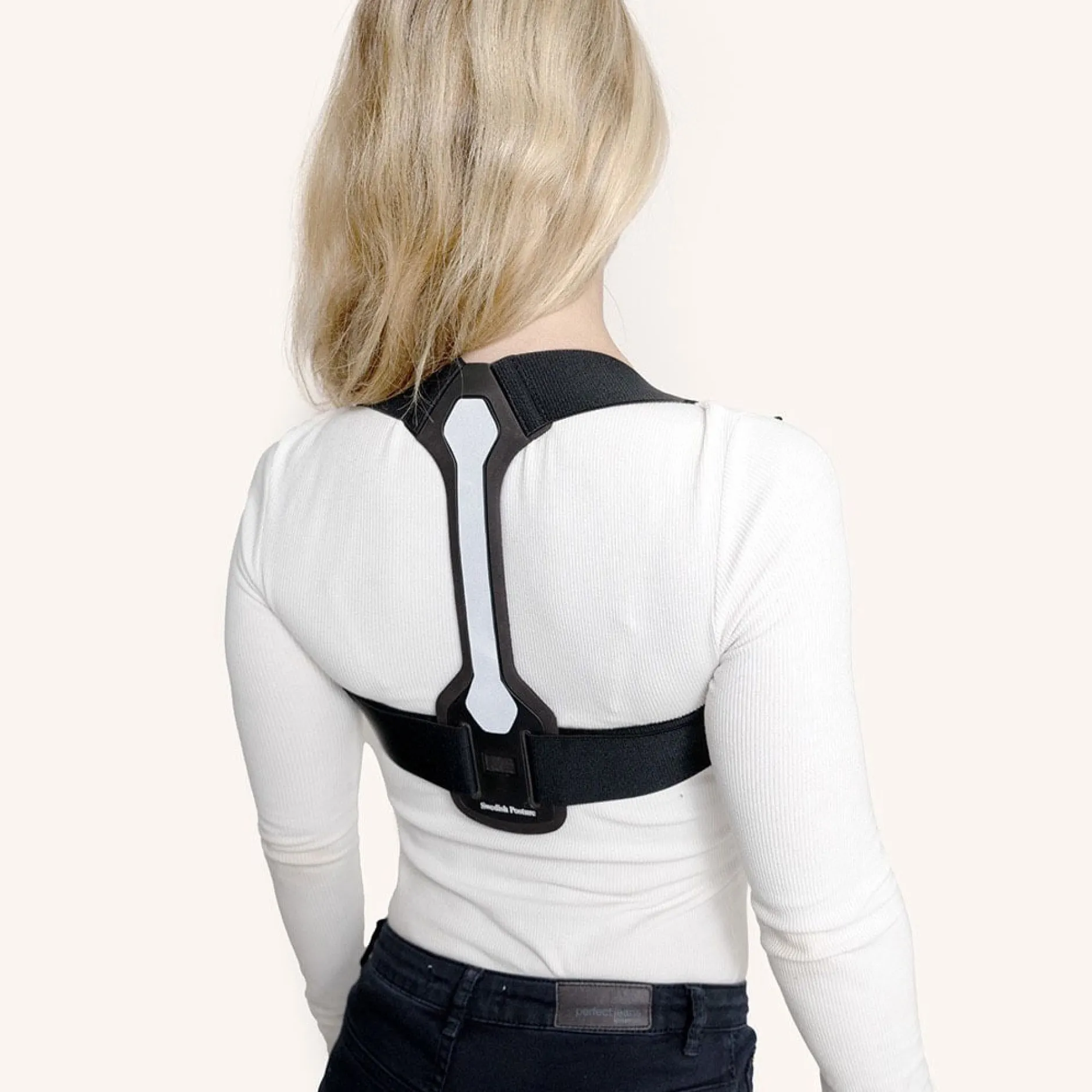 Swedish Posture ReAlign Hållningsband med Reflex Svart M/L