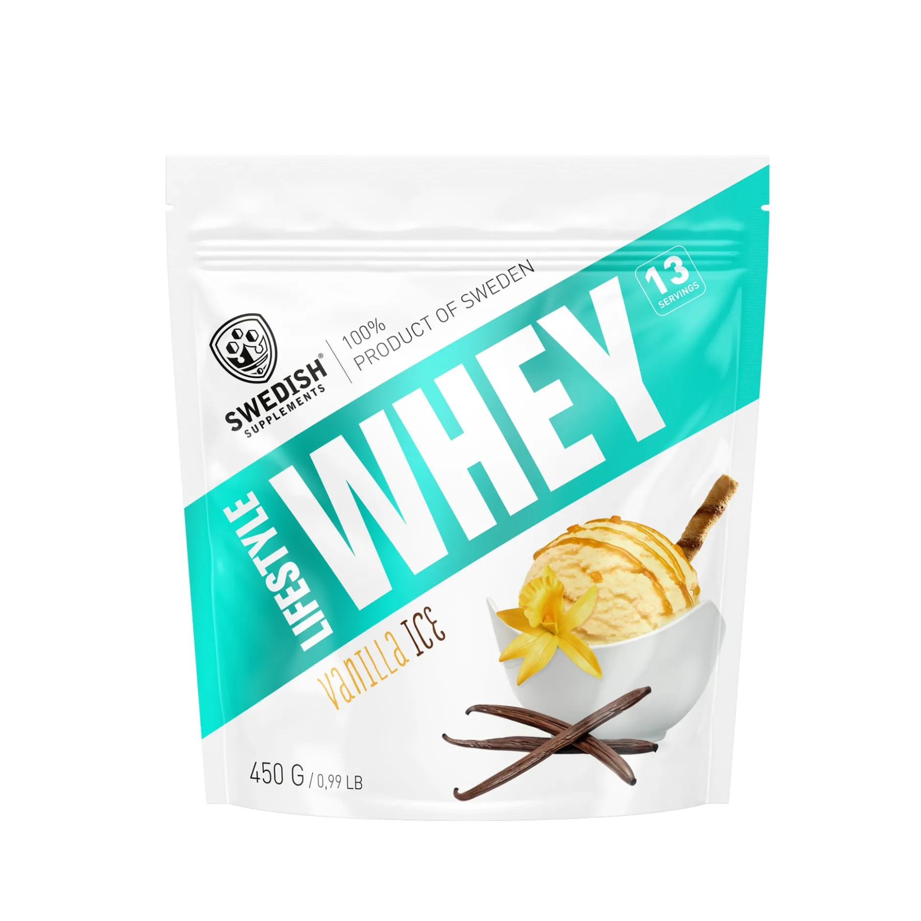 Swedish Supplements Lifestyle Whey Vanilla Ice 450 g