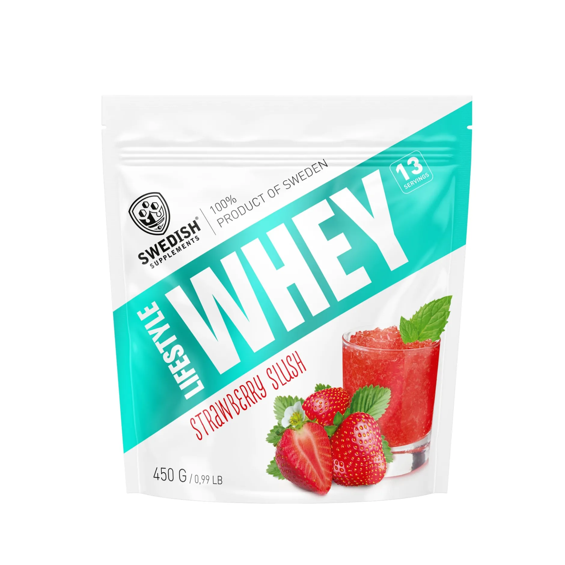 Swedish Supplements Lifestyle Whey Strawberry Slush 450 g