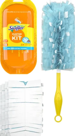 Swiffer Duster Dammvippa Startkit, 1 Dammvippa + 5 Refiller