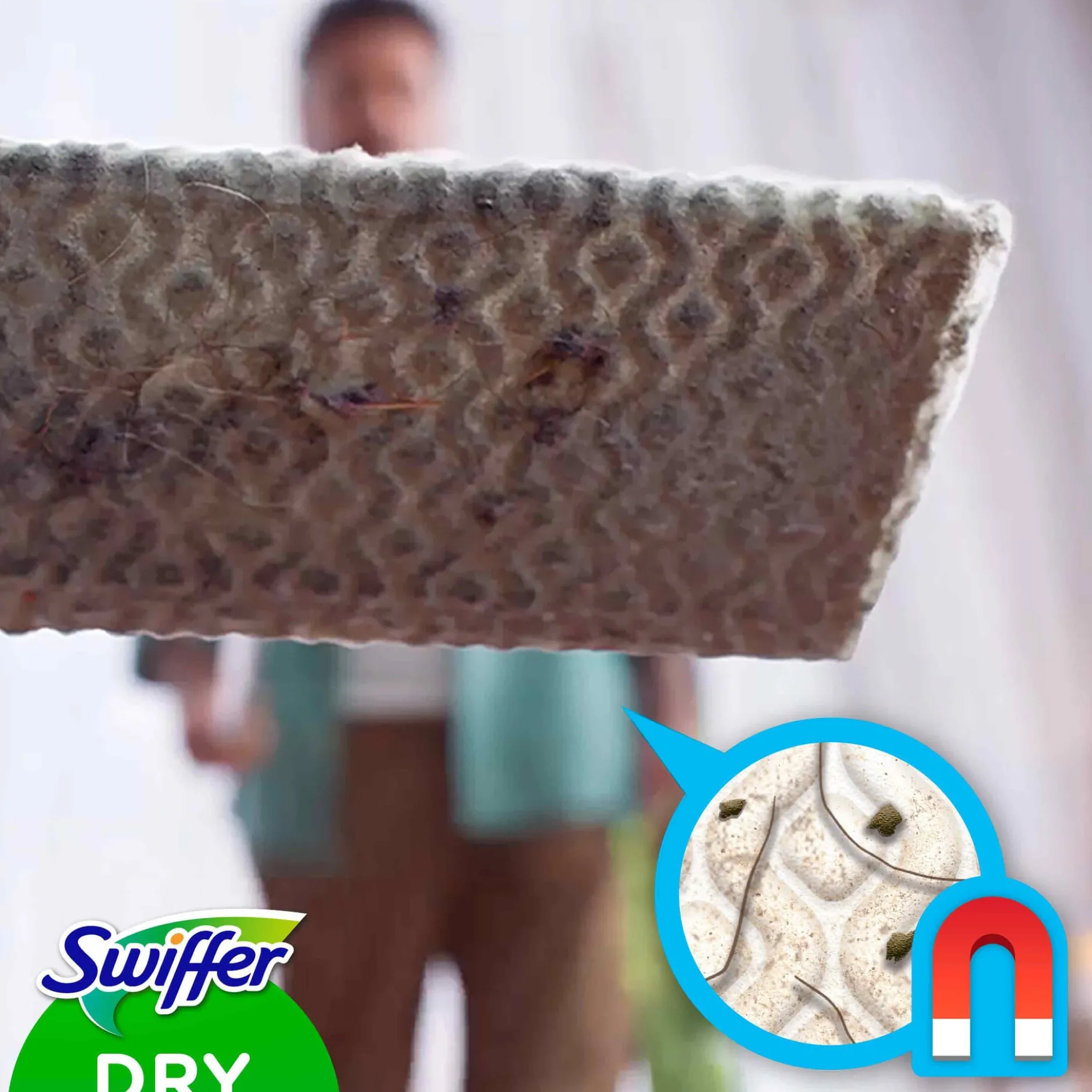 Swiffer Floor Dry Refills Torra rengöringsdukar för golv, 18 st